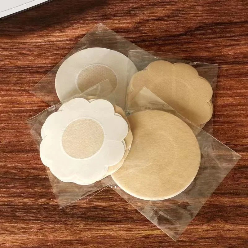 10-200pcs Nipple Cover Stickers Women Breast Lift Tape Pasties Invisible Self-Adhesive Disposable Bra Padding Chest Paste Patch - JromoCompany