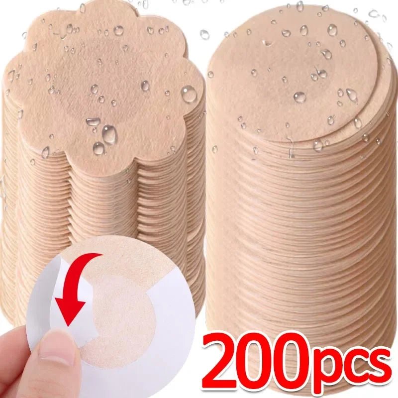 10-200pcs Nipple Cover Stickers Women Breast Lift Tape Pasties Invisible Self-Adhesive Disposable Bra Padding Chest Paste Patch - JromoCompany