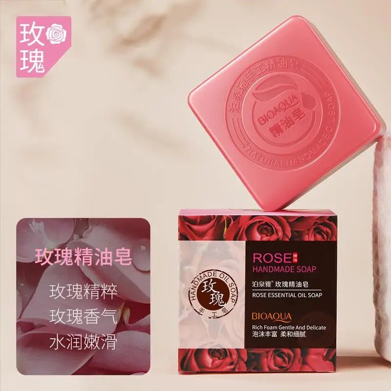 100g Bamboo Charcoal Handmade Soap Skin Moisturizing Deep Cleansing Oil Control Blackhead Remover Face Wash Hair Bath Skin Care - JromoCompany