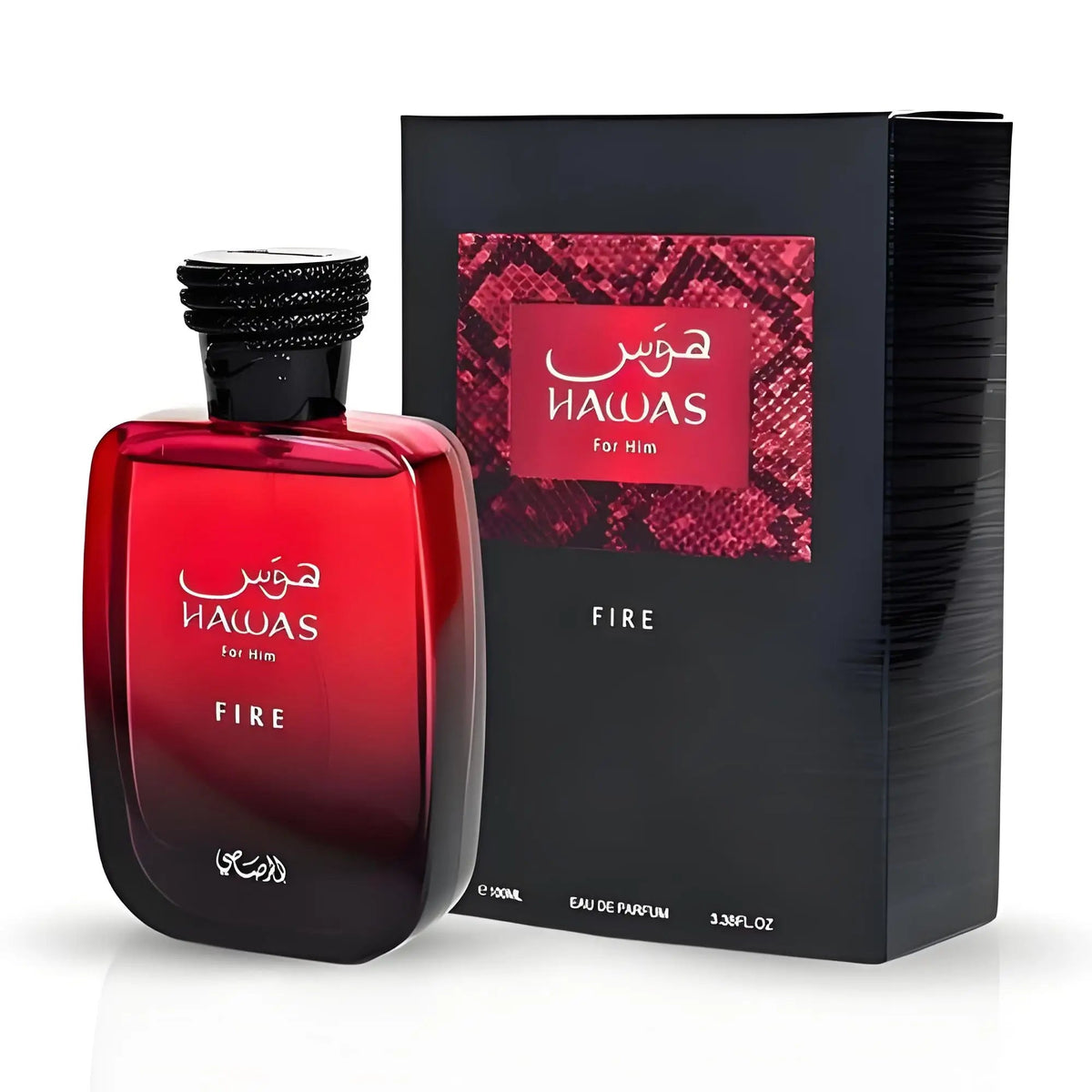 100ML Hawas Fire Eau De Parfum For Men Arabian Woody Long Lasting Fragrance Ideal Gift - JromoCompany