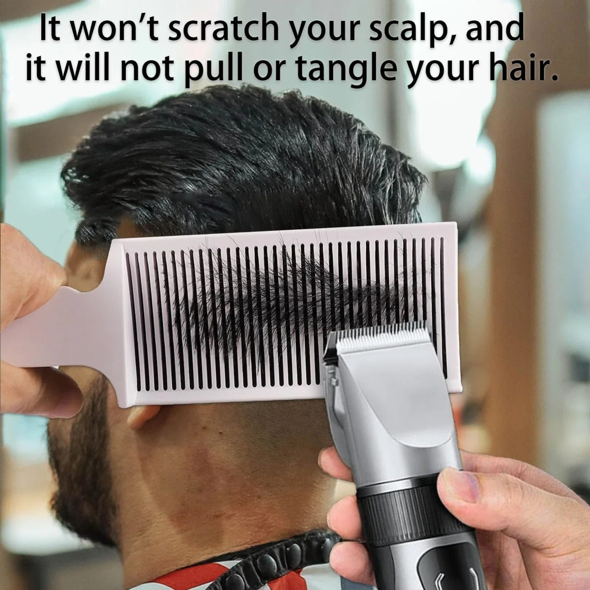 1/3Pcs Barber Hair Comb Kit Flat Top Hair Cutting Fading Stying Fade Comb Men Fade Brush Salon Hair Tool Accessories - JromoCompany