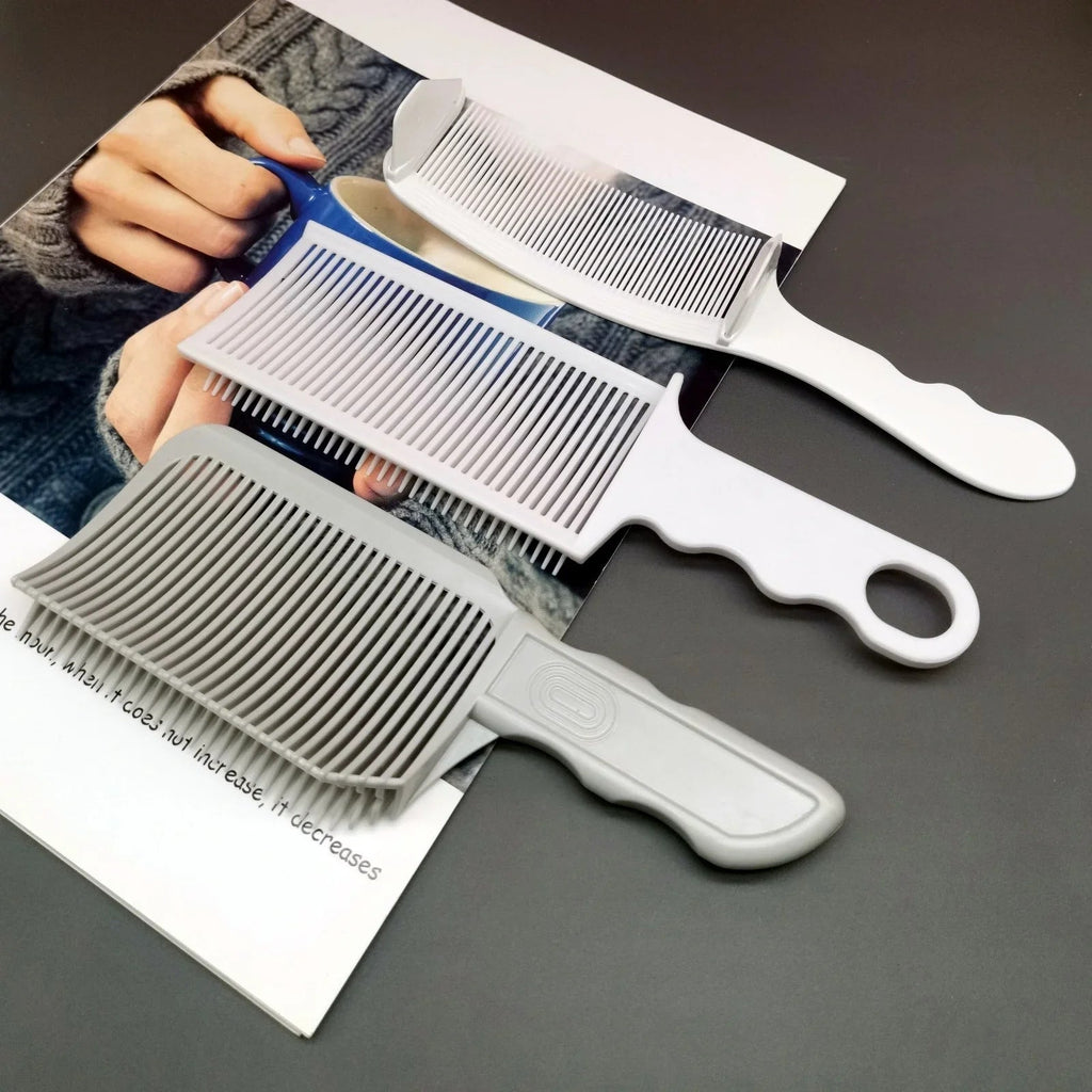 1/3Pcs Barber Hair Comb Kit Flat Top Hair Cutting Fading Stying Fade Comb Men Fade Brush Salon Hair Tool Accessories - JromoCompany