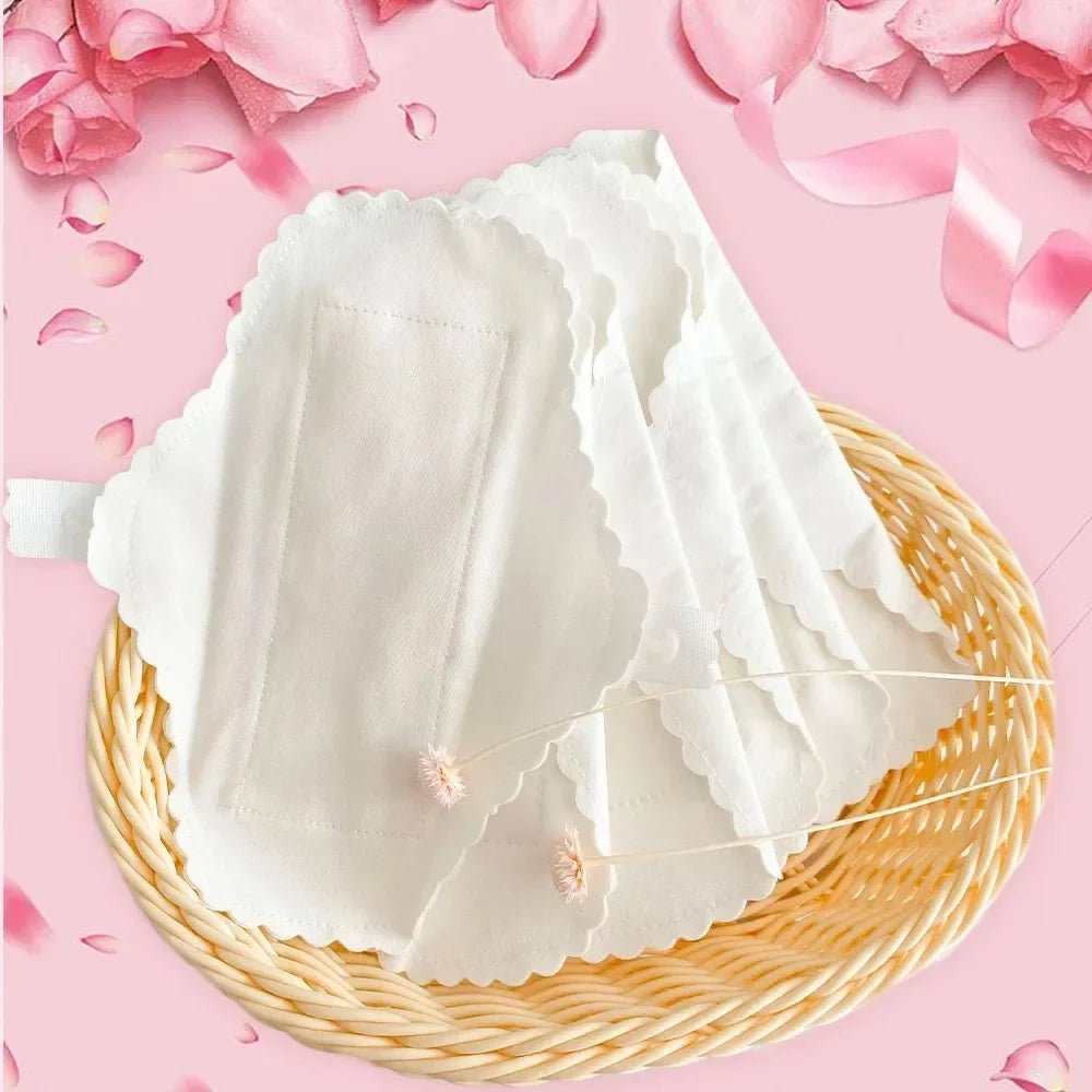 3pcs Cotton Reusable Thin Sanitary Pads Leakproof Washable Women Panty Liner Hygiene Menstrual Pads 180MM - JromoCompany