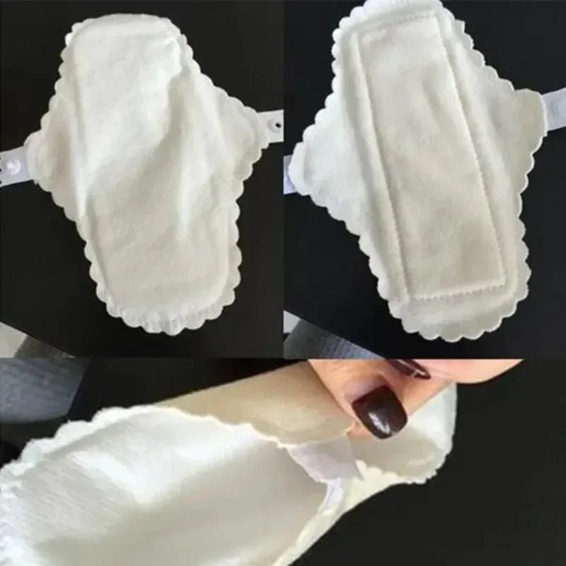 3Pcs Waterproof Panty Liner Feminine Thin Reusable Sanitary Pads Period Panties Leakproof Cotton Pad Washable Hygiene Supplies - JromoCompany