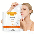 5pcs BIOAQUA Vitamin C Facial Masks Face skincare Moisturizing Face Mark Whitening Anti-aging Face Mask for Face Skin Care - JromoCompany