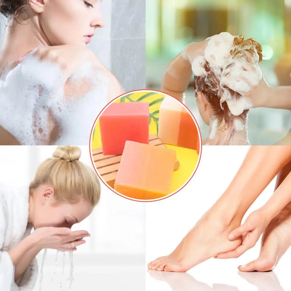 85g Natural Plant Extract Handmade Soap Bamboo Charcoal Oil Control Volcanic Mud Sea Salt Face Soap Bath Soap 19 Flavors - JromoCompany