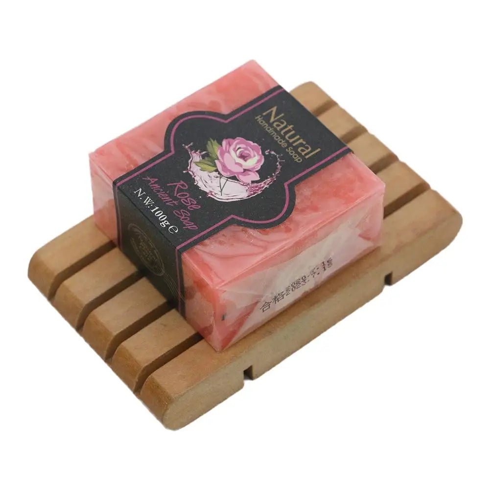 85g Natural Plant Extract Handmade Soap Bamboo Charcoal Oil Control Volcanic Mud Sea Salt Face Soap Bath Soap 19 Flavors - JromoCompany