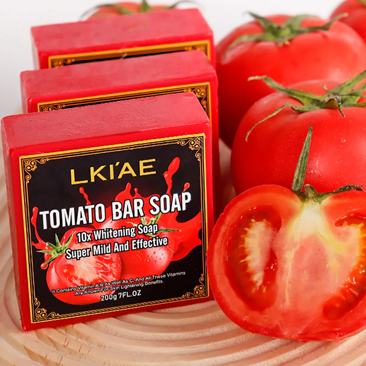 LKIAE Whitening Reduce Dark Spots & Hyperpigmentation Facial Brightening Vitamin C Bar Soap For The Skin Care