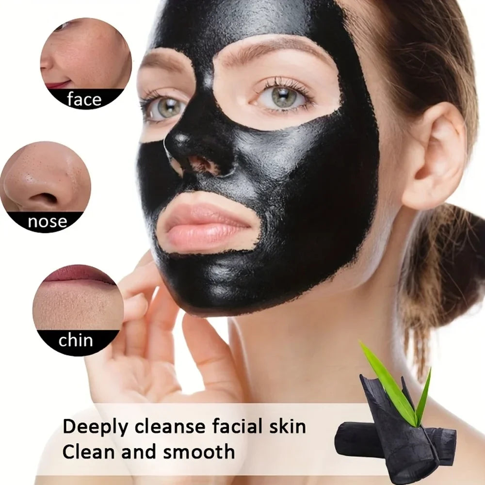Activated Charcoal Deep Cleansing Pore Tightening Mask - Gentle exfoliation Say goodbye to enlarged pores and blackheads