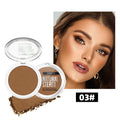 QIBEST Cream Contour Palette Dark Bronzing Powder Charlotte Makeup For Face Highlighter Bronzer Long-Lasting Concealer Cosmetics