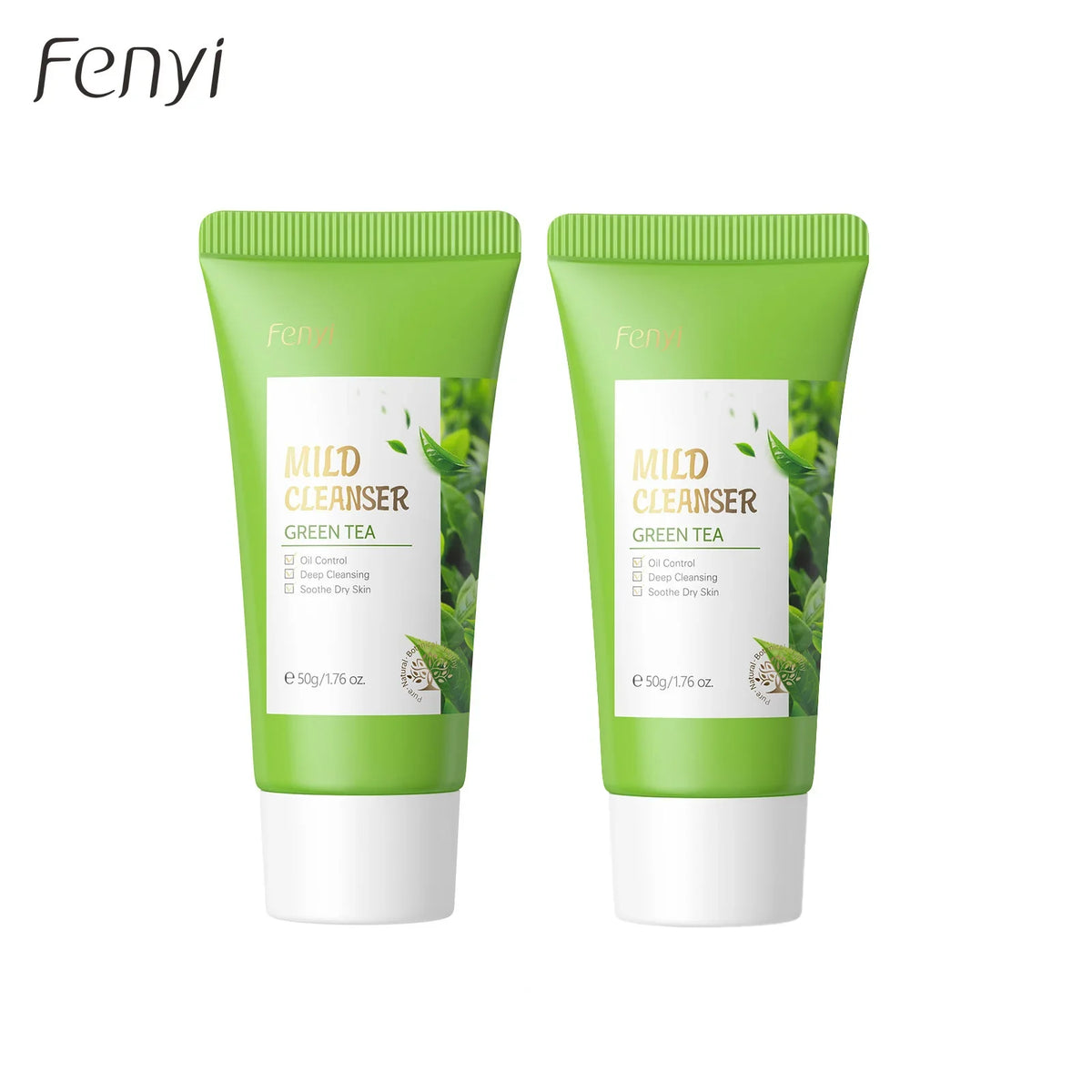 Green Tea Facial Cleanser 50g Skin Deep Cleansing Moisturizing Blackhead Removal Skincare Face Wash Foam Face Cleanser Skin Care