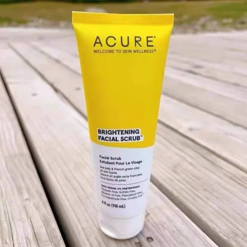 ACURE Exfoliating Blackheads Facial Pore Cleaning Green Mud Seaweed Scrub Facial Cleanser Skin Care Products - JromoCompany