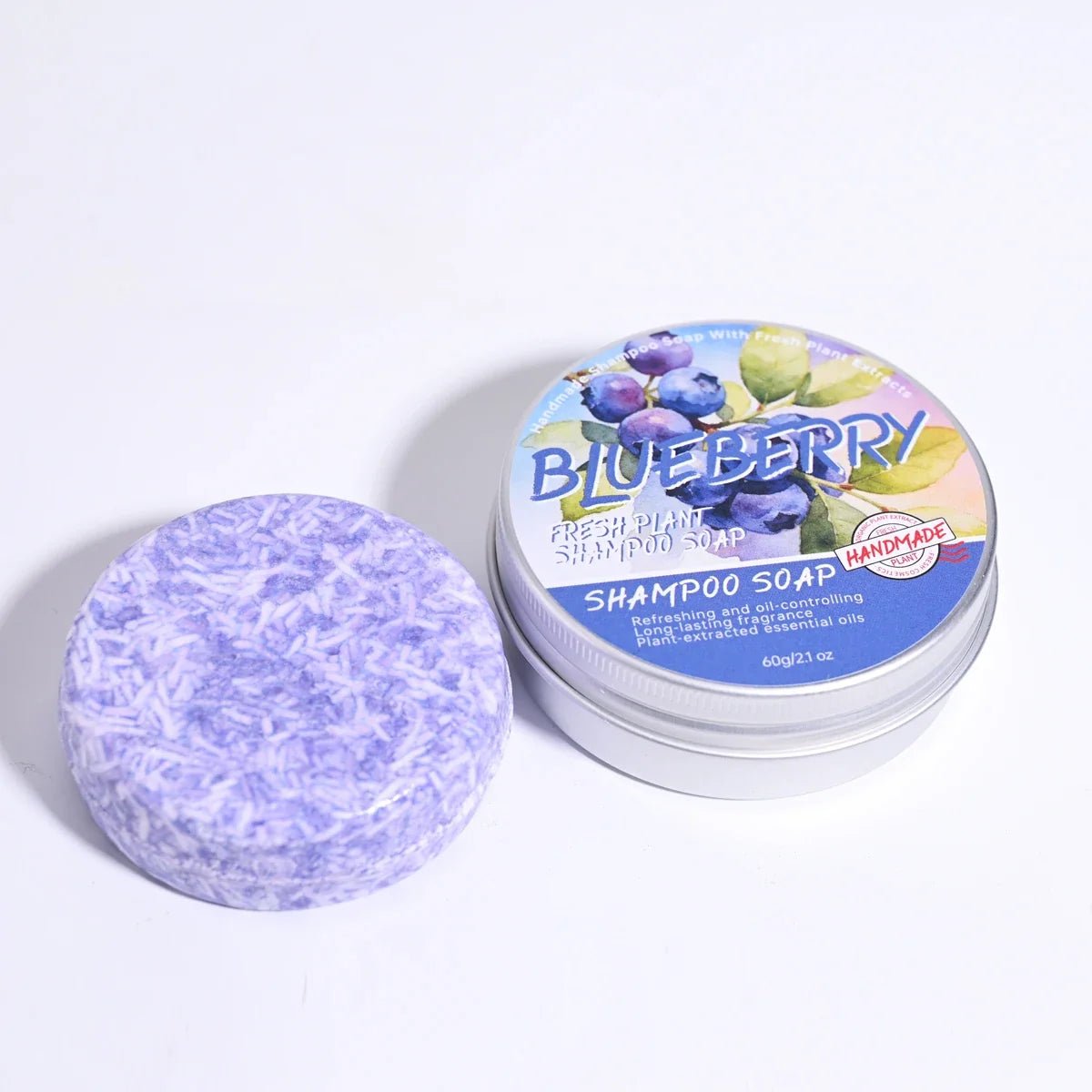 Cherry Shampoo Bar Natural Silicone-Free Plant-Based Hair Soap Bar for Oil Removal and Moisturizing Hair 60g Concentrated Glycerin Shampoo Bar - JromoCompany