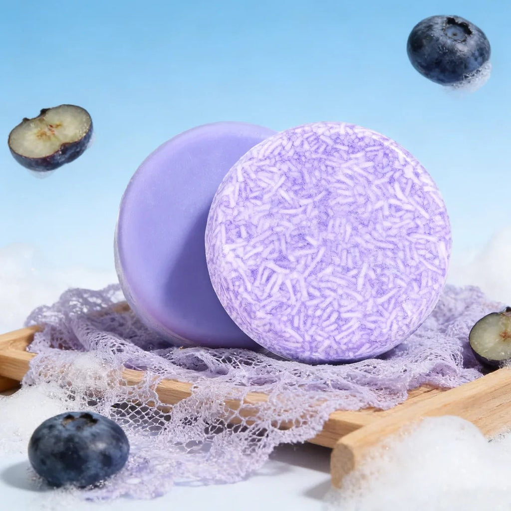 Cherry Shampoo Bar Natural Silicone-Free Plant-Based Hair Soap Bar for Oil Removal and Moisturizing Hair 60g Concentrated Glycerin Shampoo Bar - JromoCompany