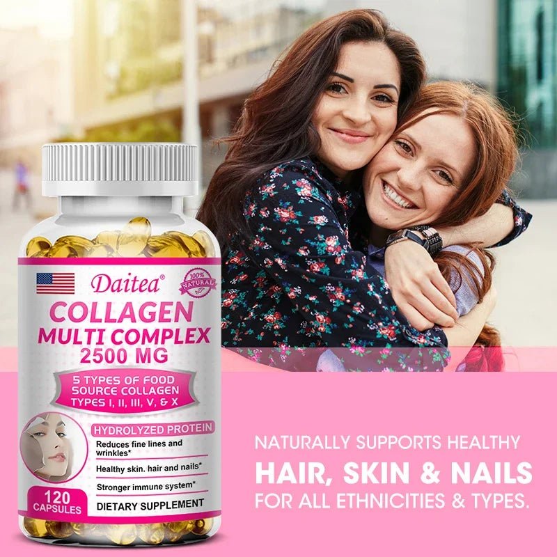 Daitea Hydrolyzed Collagen Supplement – Supports Healthy Skin, Joints, Hair, Nails - Antioxidant - Dietary Supplement - JromoCompany