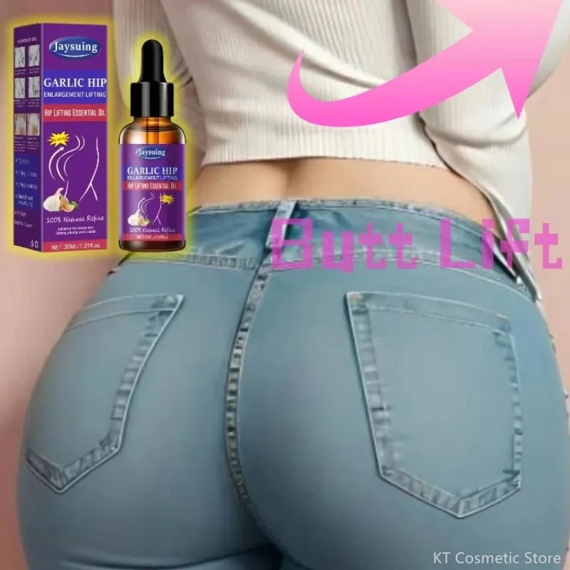 Garlic Buttock Enlargement Essential Oil Buttocks Firming Lifting Shape Massage Growth Increase Tighten Sexy Big Butt Body Care - JromoCompany