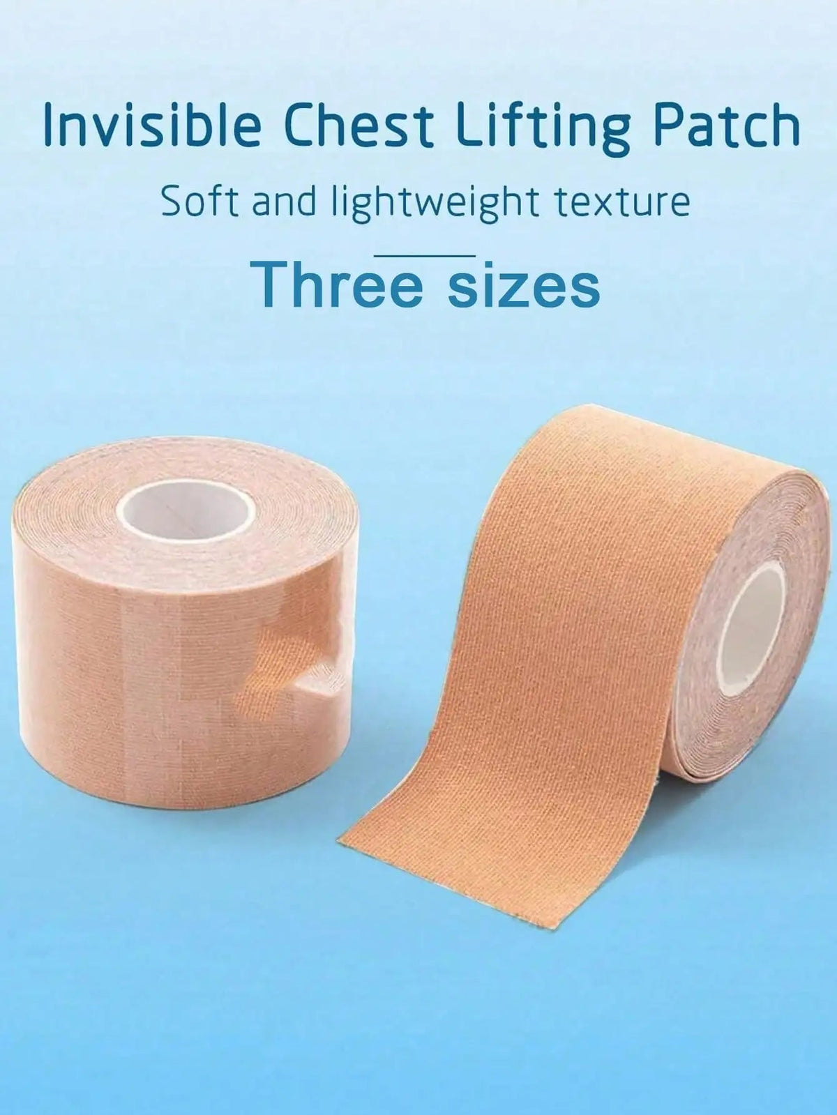 Invisible Chest Lifting Patch - Soft Lightweight Tape, 3 Sizes - JromoCompany