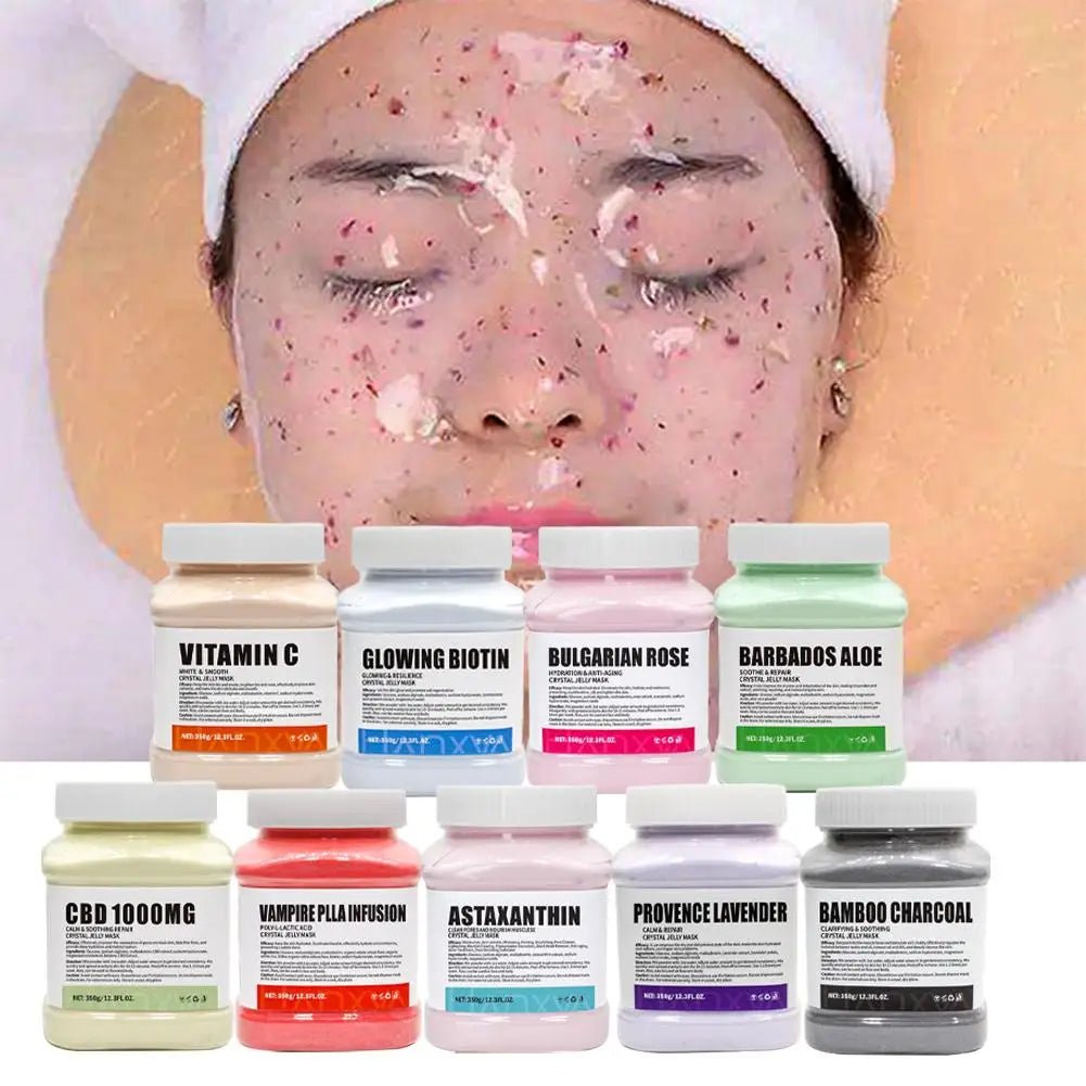 Jelly Mask for Facial Professional Rose Smooth Face Mask Skin Care, Hydrated Nourished Hydro Jelly Mask Powder,Gel Peel Off MasK - JromoCompany