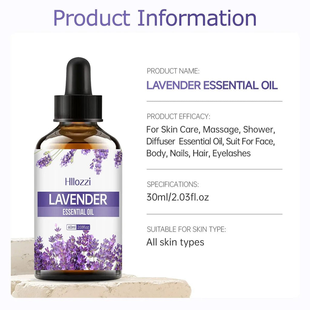 Lavender Essential Oil Facial And Body Skin Care Moisturizing And Hydrating Massage, Handmade DIY Candle And Soap Making - JromoCompany
