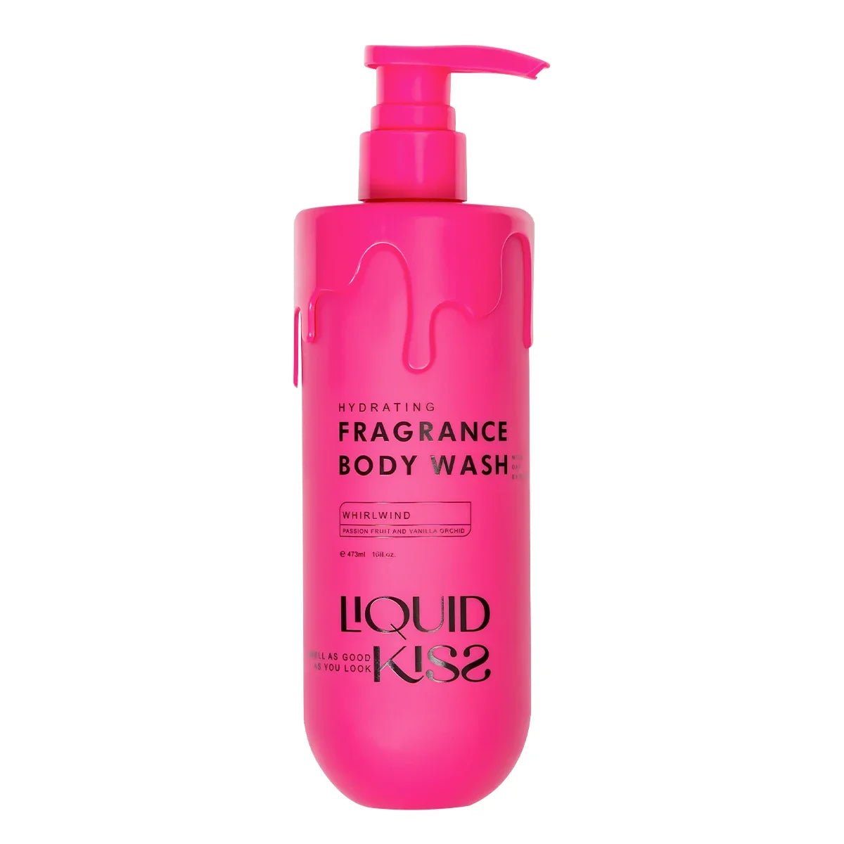 LIQUID KISS Body Wash for Women Oat Etract Moisturizing Shower Deep Moisture WHIRLWIND Fragrance Body Bath Shower Gels 473 Ml - JromoCompany