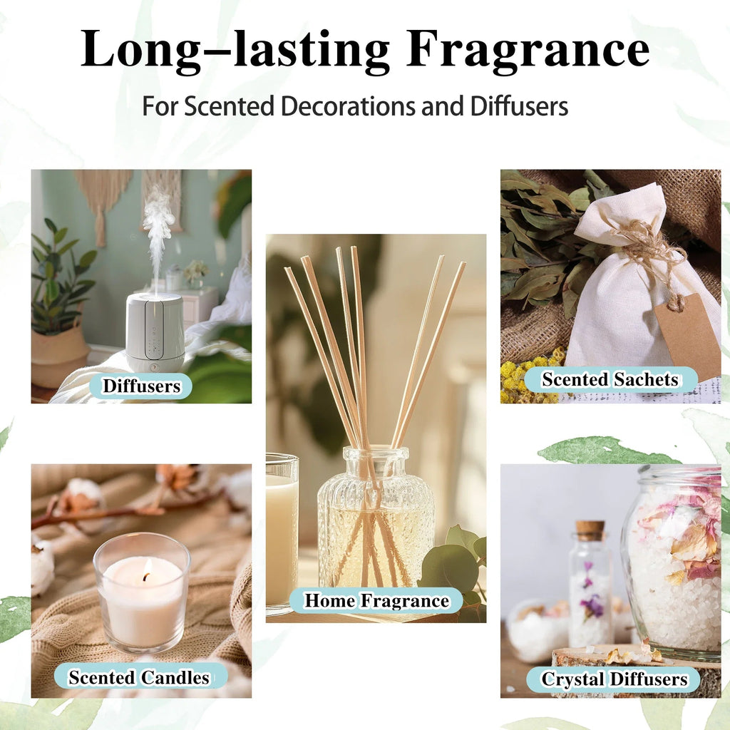 MAYJAM 1PCS 100ML Essential Oil with Dropper Sandalwood Lavender Eucalyptus Vanilla Aroma Oil For Humidifier Scent Candle Burner - JromoCompany