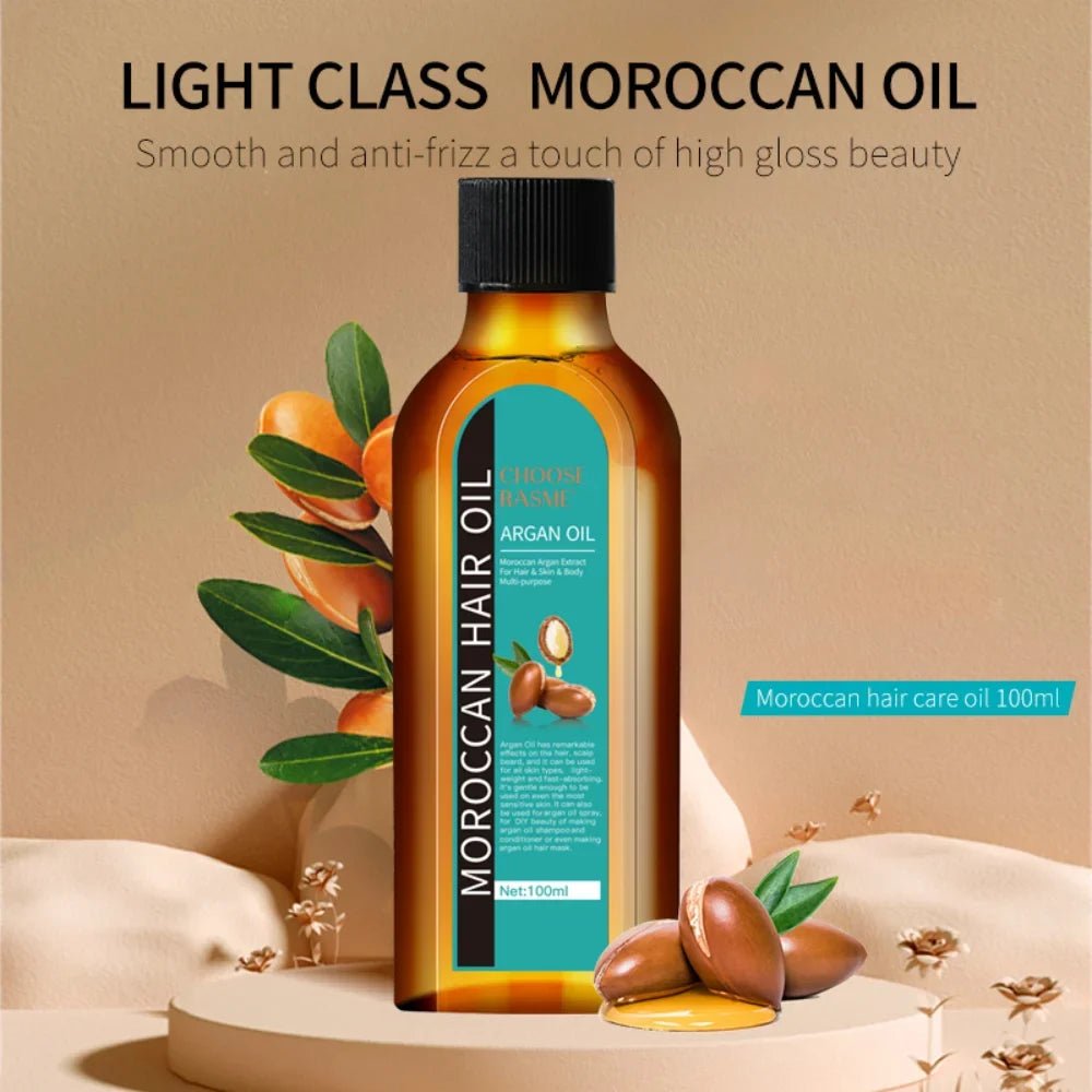 Moroccan Thick Hair Essential Oil Repair Hair Damage, Prevent Hair Loss, Smooth Hair, Nourish Hair Care Oil - JromoCompany