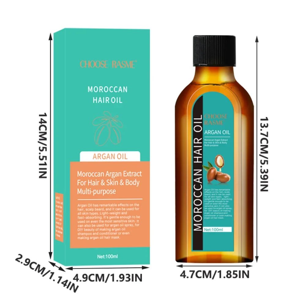 Moroccan Thick Hair Essential Oil Repair Hair Damage, Prevent Hair Loss, Smooth Hair, Nourish Hair Care Oil - JromoCompany