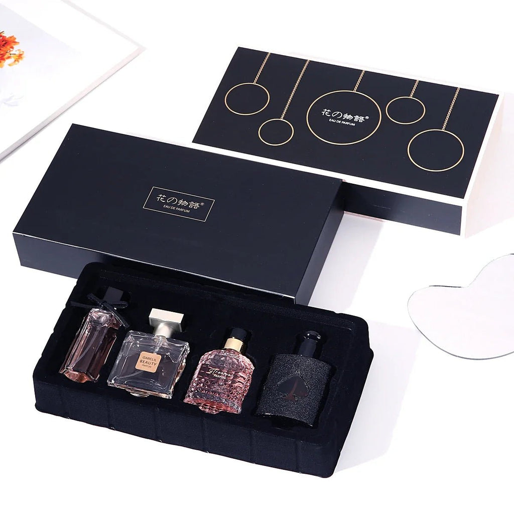 Original Women's Perfume 105ml Four-Piece Set with Fresh Long-Lasting Eau De Parfum Gift Box Plant Floral Scent - JromoCompany