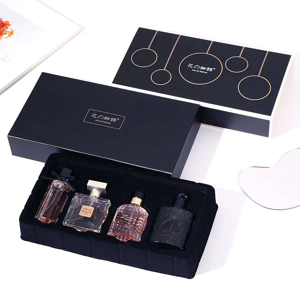 Original Women's Perfume 105ml Four-Piece Set with Fresh Long-Lasting Eau De Parfum Gift Box Plant Floral Scent - JromoCompany