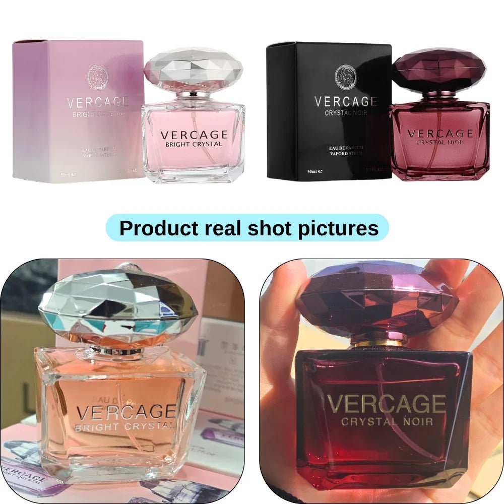 Osmanthus, Peony, and Pomegranate Fragrance Perfume for Women - Crystal Diamond Series, Light and Elegant Scent parfum - JromoCompany