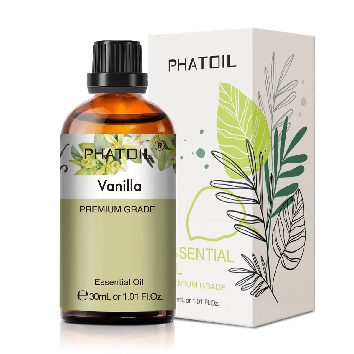 PHATOIL 30ml Lavender Peppermint Vanilla Tea tree Essential Oils for Aromatherapy Candle Making Natural Eucalyptus Aroma Oils - JromoCompany