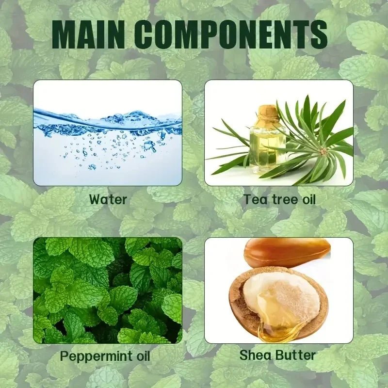Tea Tree Mint Shampoo Natural Essence Revitalizes Hair. Dense Foam Cleansing. Strengthens and Smoothes. Adds Volume Shine. - JromoCompany
