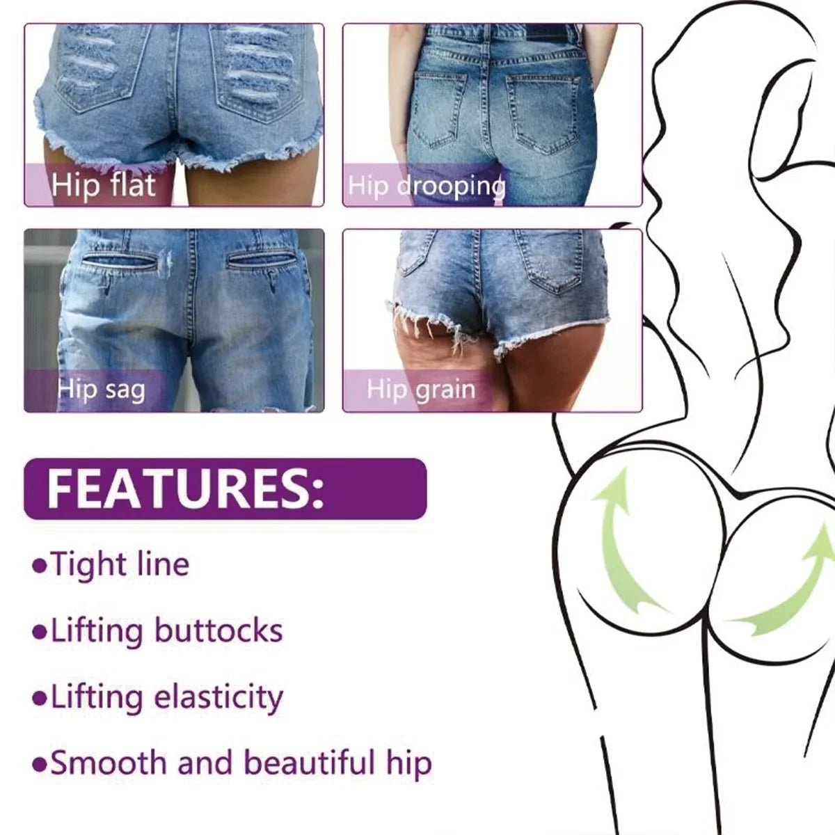TRSTAY garlic hip enlargement lifting essential oil - JromoCompany