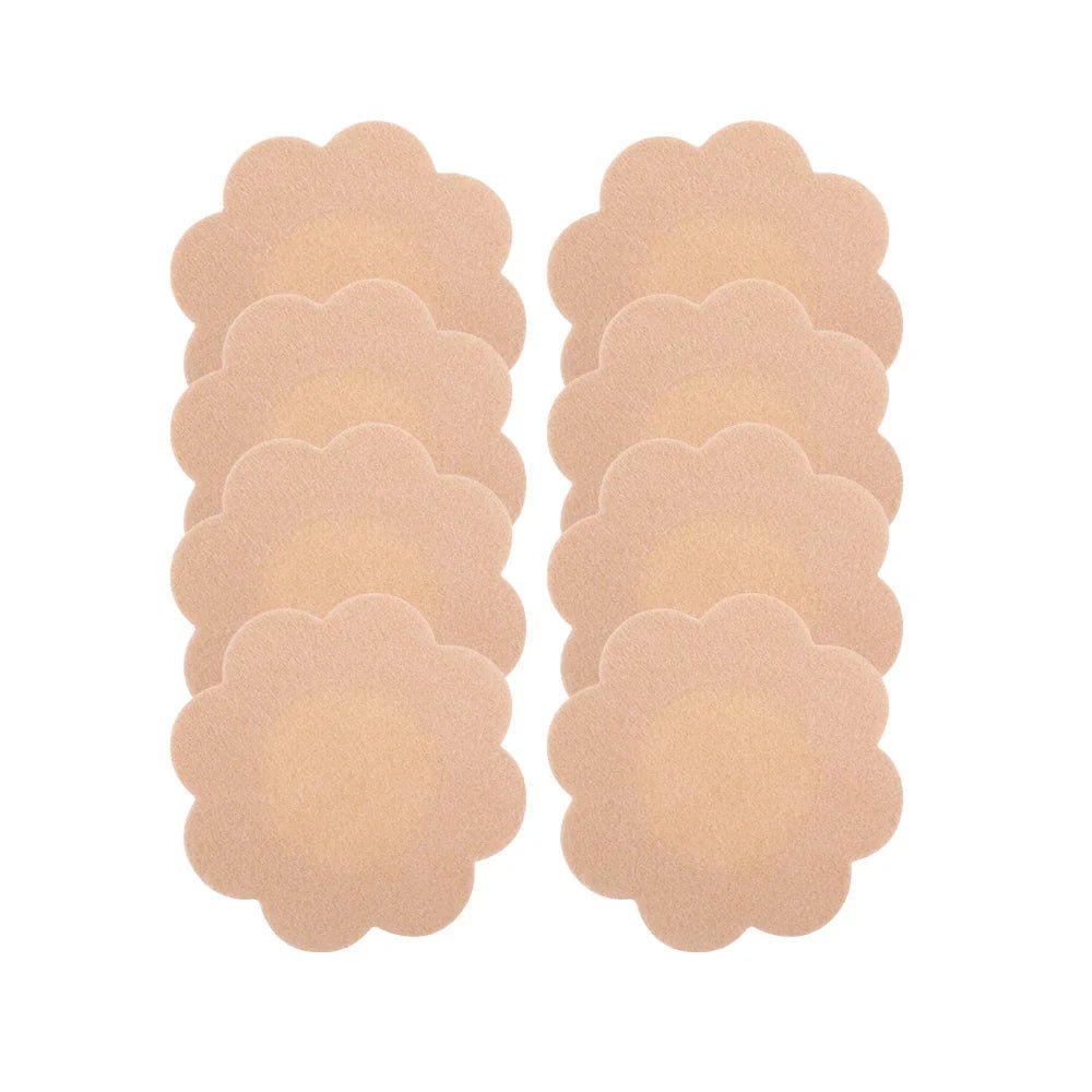 Women Summer Invisible Nipple Covers Pads Ultra Thin Fabric Chest Stickers Disposable Lift Pasties Daily Wear Intimate Underwear - JromoCompany
